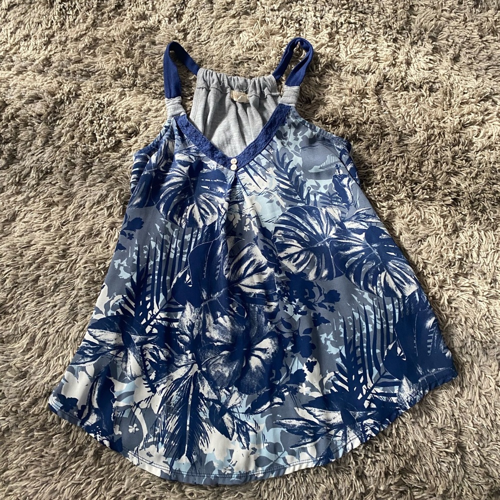 Blue Floral woman’s Top
